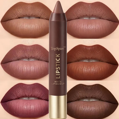 TopSpire™ Luxury Matte Lipstick – Soft Velvet Finish & All-Day Color