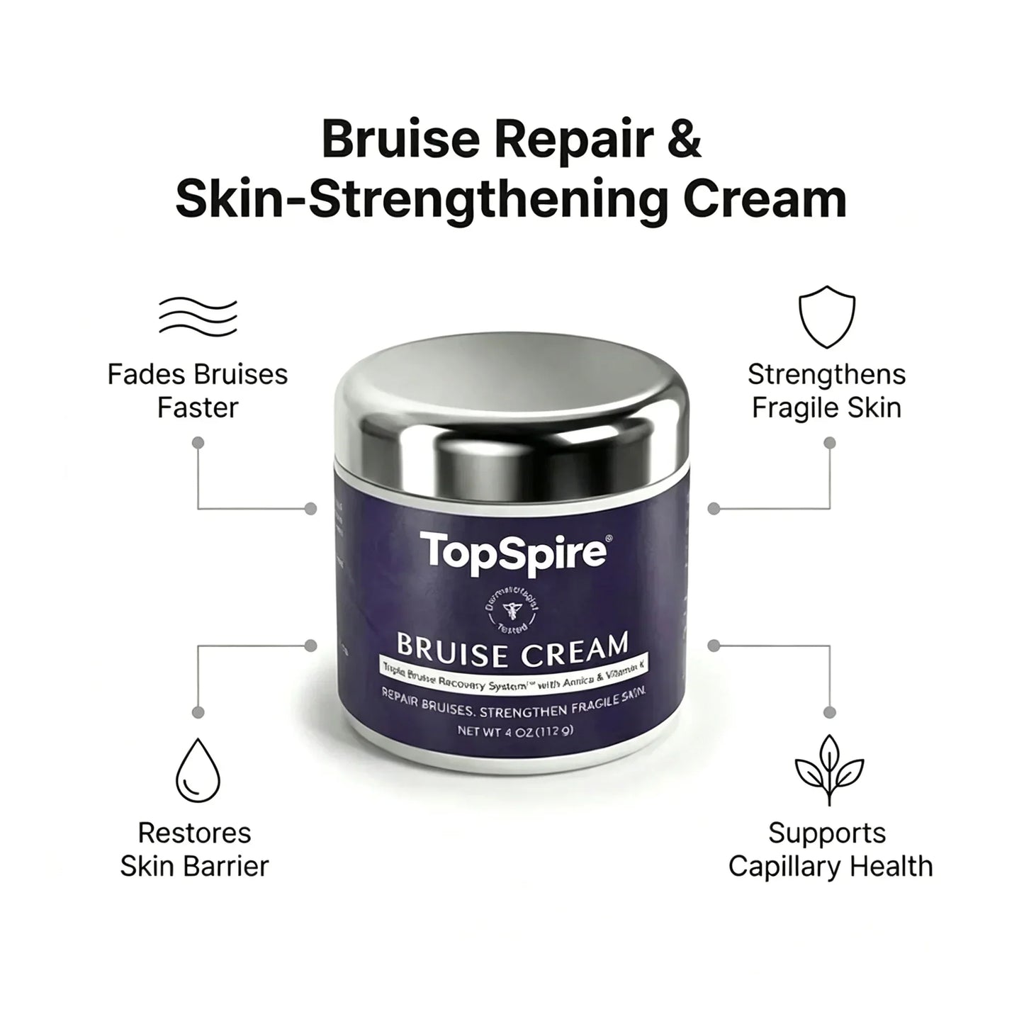 TopSpire® Bruise Repair & Skin-Strengthening Cream