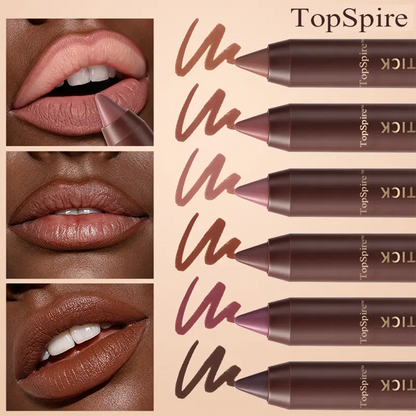 TopSpire™ Luxury Matte Lipstick – Soft Velvet Finish & All-Day Color