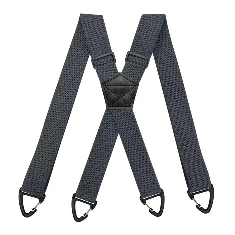 Men's X-Back Suspenders with Hook Clips