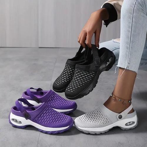 Orthopädische Clogs mit Luftkissen-Stütze zur Entlastung von Rücken und Knien