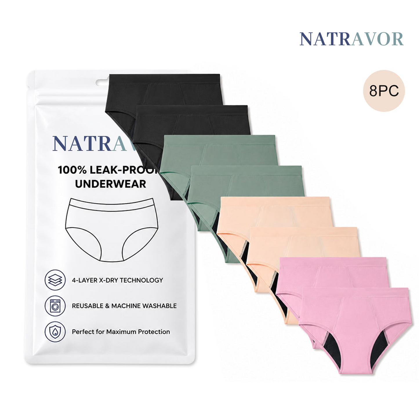 🏥Limited-Time 70% Off |NATRAVOR™  100% Leak-Proof Underwear