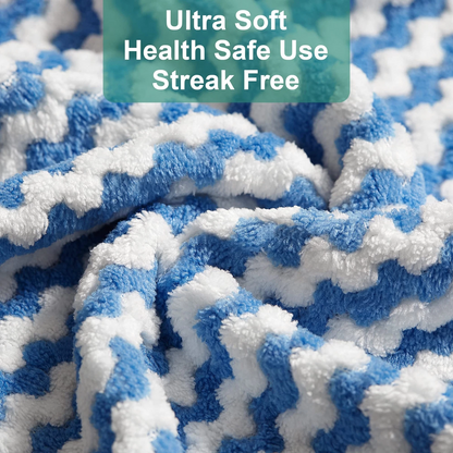 🔥10-Pack Microfiber Cleaning Cloths - Super Absorbent - Multiple Colors