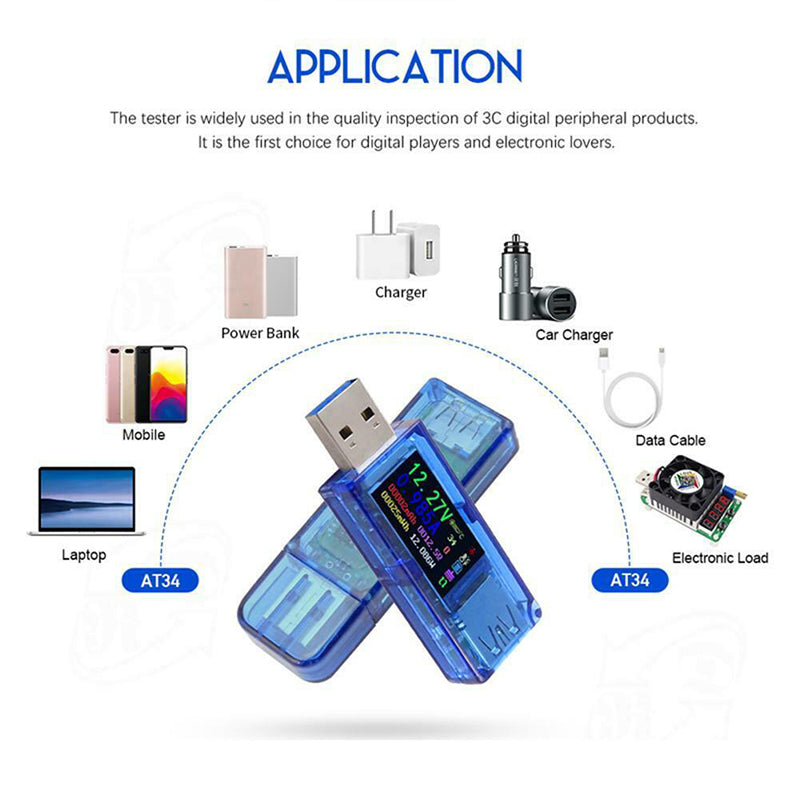 USB Tester Current Voltage Meter Detector