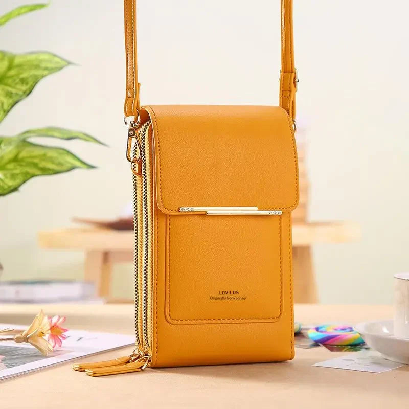 🔥2026 Trendy Minimalist Elegant Women's Touchscreen Crossbody Phone Wallet