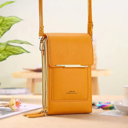 🔥2026 Trendy Minimalist Elegant Women's Touchscreen Crossbody Phone Wallet