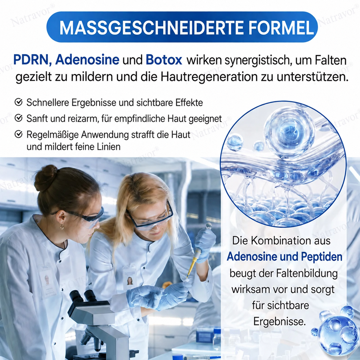 𝐍𝐚𝐭𝐫𝐚𝐯𝐨𝐫® PDRN Anti-Faltenpflege – Liftende Straffungscreme für ein glatteres Hautbild
