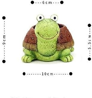 Cute Animal Plant Pots Cartoon Shaped Succulent Vase Flower Pots,Container,Home Decoration Planter Pots,Desk Mini Ornament (Tortoise)
