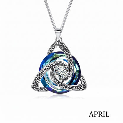 🔥 Last Day 50% OFF –♾️💖Birthstone Celtic Knot Necklace for Women