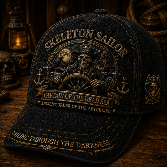 💀 SKELETON SAILOR — Captain Of The Dead Sea Limited Edition Hat
