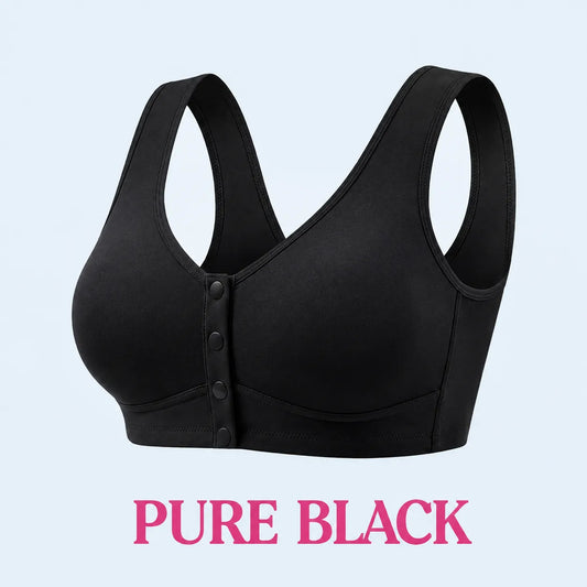 TOPSPIRE - Front Closure Breathable Cotton Lifting Bra for Seniors