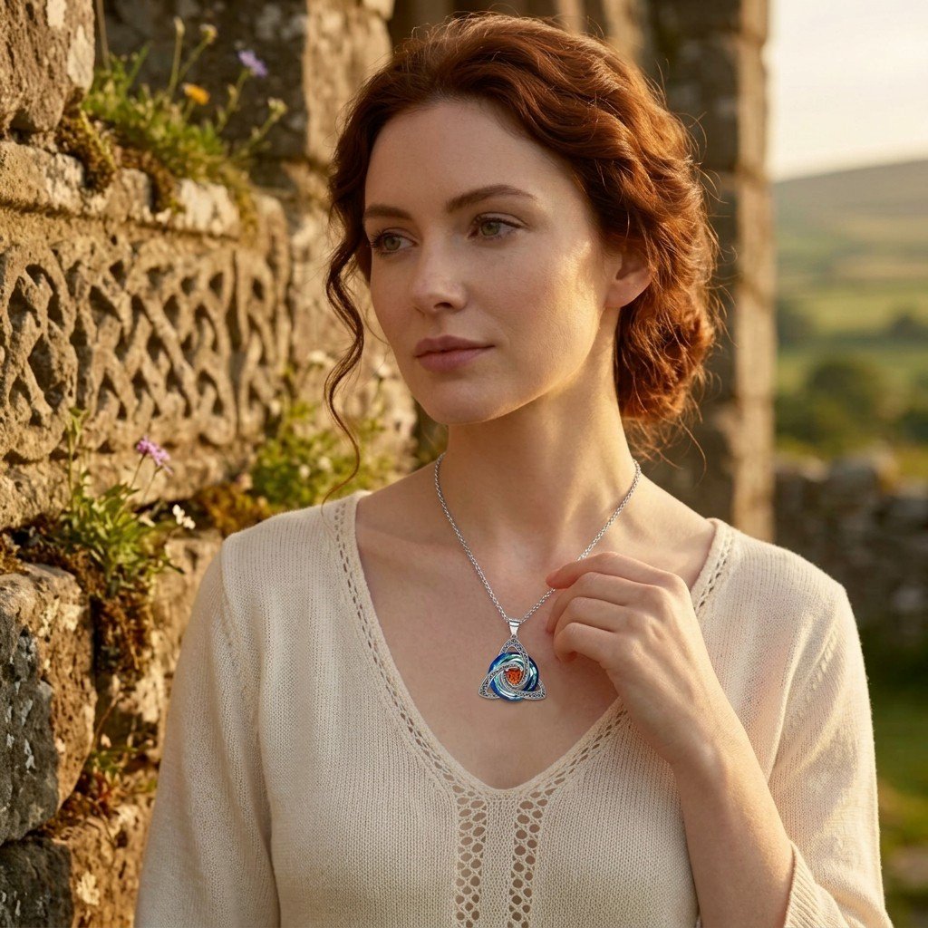 🔥 Last Day 50% OFF –♾️💖Birthstone Celtic Knot Necklace for Women