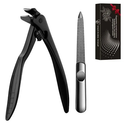 ✂️Black Curved Nail Clipper – Ergonomic & Easy for Seniors 🖤