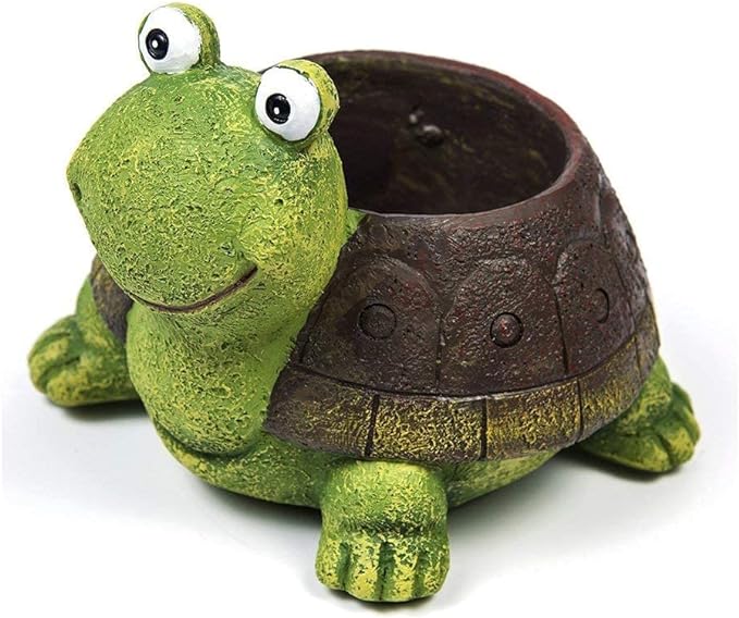 Cute Animal Plant Pots Cartoon Shaped Succulent Vase Flower Pots,Container,Home Decoration Planter Pots,Desk Mini Ornament (Tortoise)