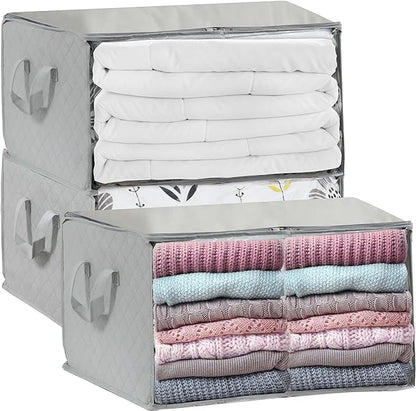 3-Pack Large Closet Storage Bag, 24 x 17 Inch