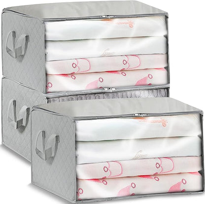 3-Pack Large Closet Storage Bag, 24 x 17 Inch