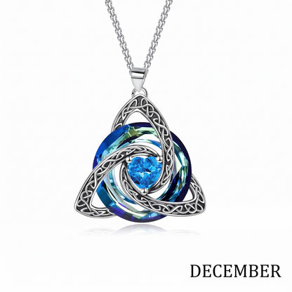🔥 Last Day 50% OFF –♾️💖Birthstone Celtic Knot Necklace for Women