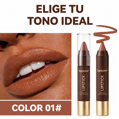 TopSpire™ Luxury Matte Lipstick – Soft Velvet Finish & All-Day Color