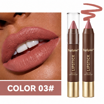 TopSpire™ Luxury Matte Lipstick – Soft Velvet Finish & All-Day Color