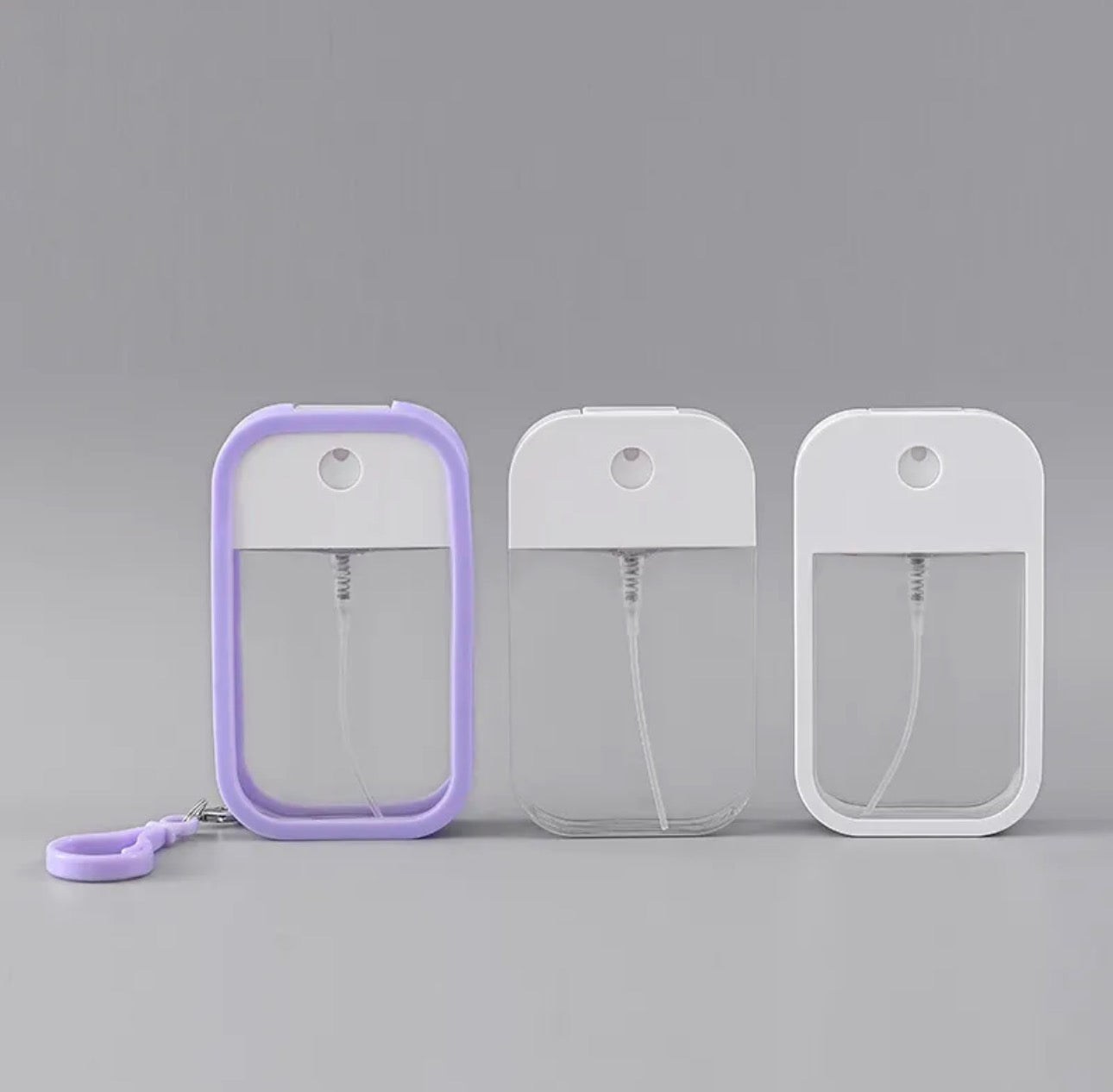 Luxe Refillable Perfume & Sanitizer Keychain Dispenser