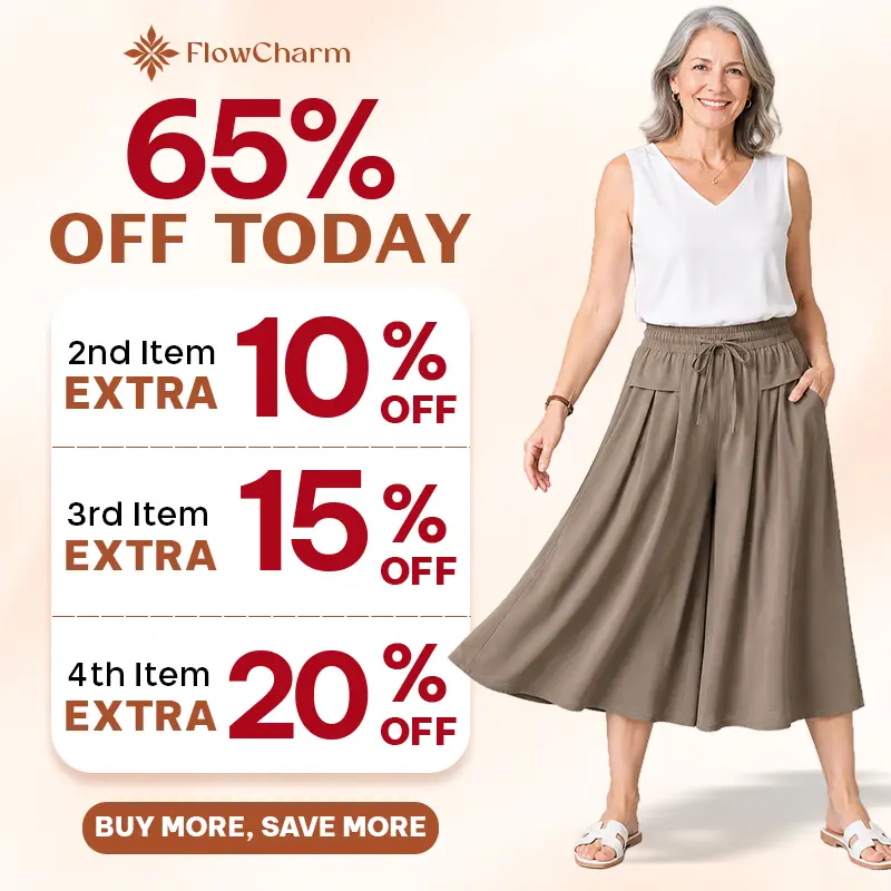 Temuvo - Pull-On Capri Culottes for Women