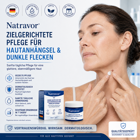 Natravor® Soft – Pflegecreme bei weichen Fibromen und Hautunreinheiten
