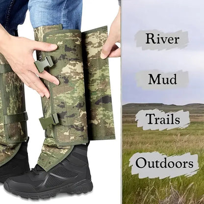 Snake-Resistant Outdoor Leg Gaiters