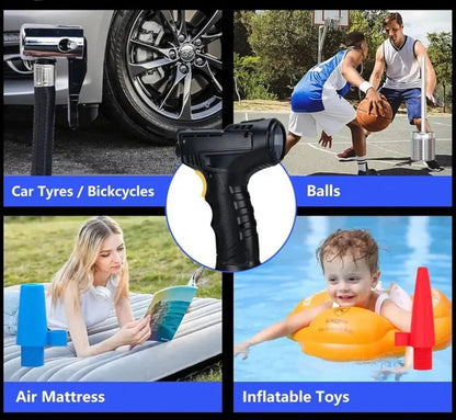 Premium Wireless Digital Tire Inflator with LCD Display – Fast Portable Air Pump