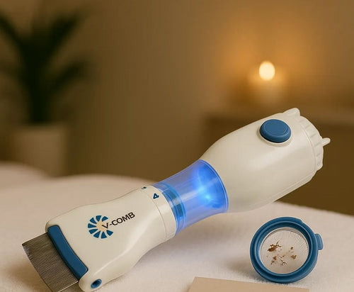V-Comb Anti Lice Machine – Electric Lice & Nit Removal Comb with Filter