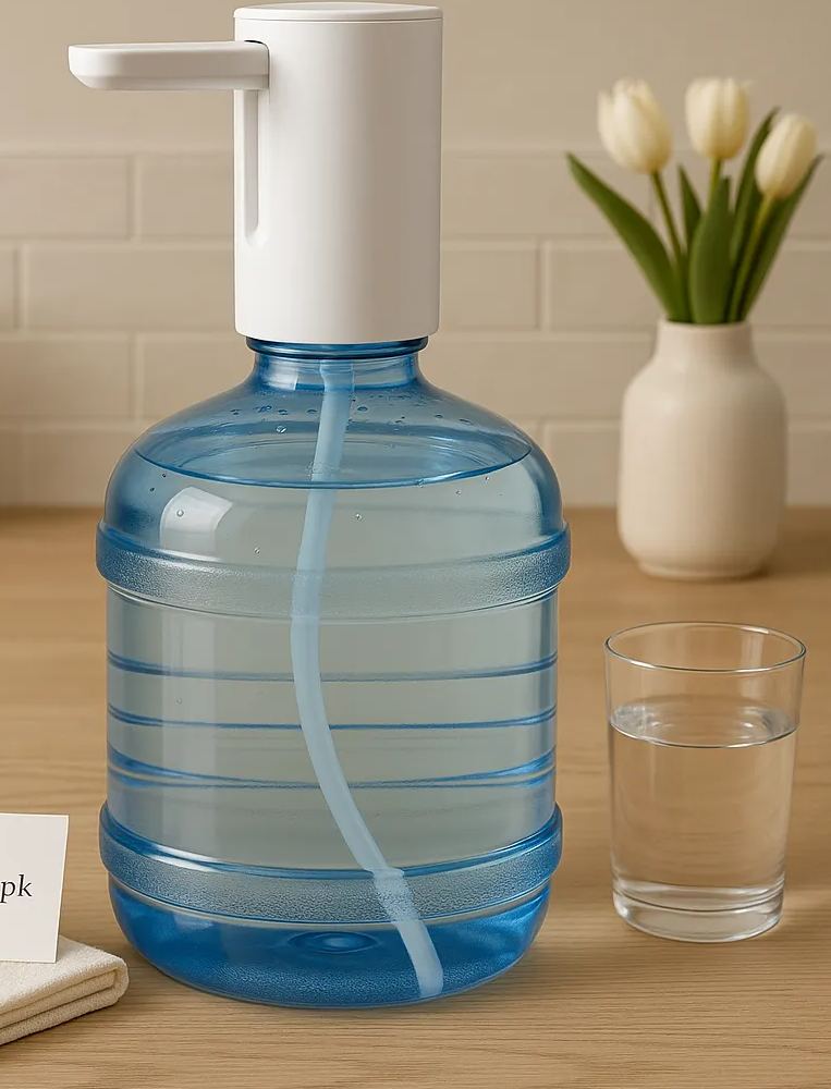 Luxury Electric Water Dispenser – Rechargeable Automatic Bottle Pump for Home & Office