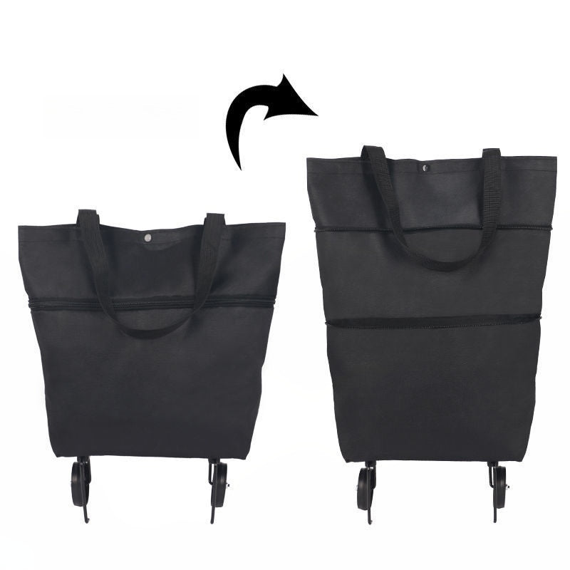 2-in-1 Foldable Shopping Cart