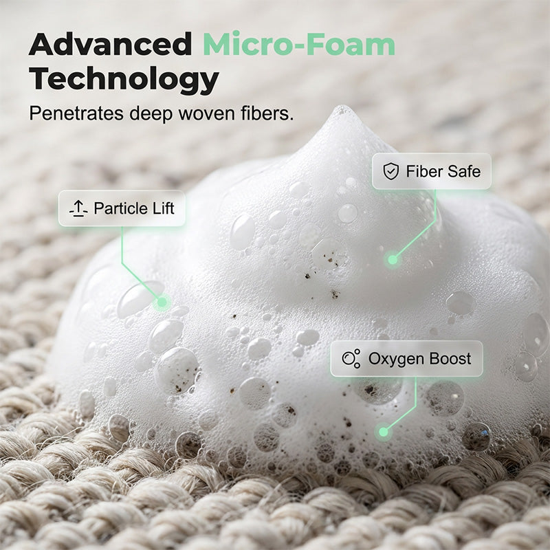 Waterless Carpet Cleaning Foam – Instant stain lift, no wet mess. Advanced micro‑foam penetrates deep – just foam & wipe! 🏠💨