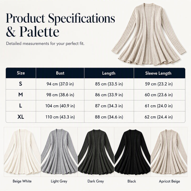 🌸LAST DAY SALE ONLY $32.99!!🌻🧥Women's Soft Knit Open-Front Cardigan – Elegant & Easy to Layer